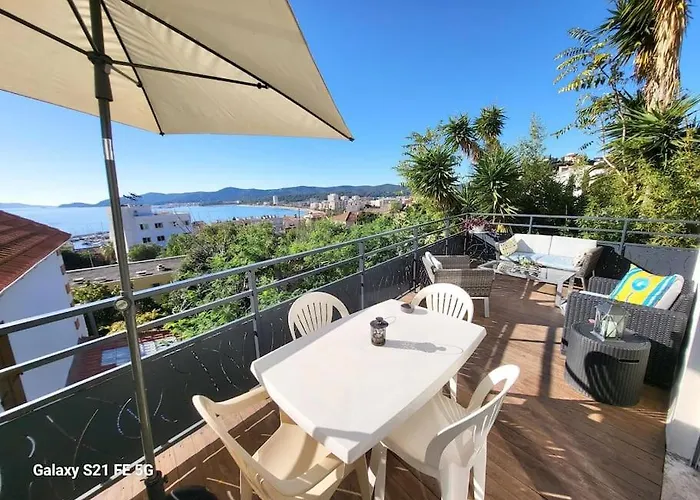 Bleu Azur Vue Sur Vila